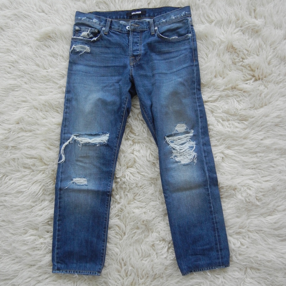 NWOT Baldwin Distressed Slim Denim